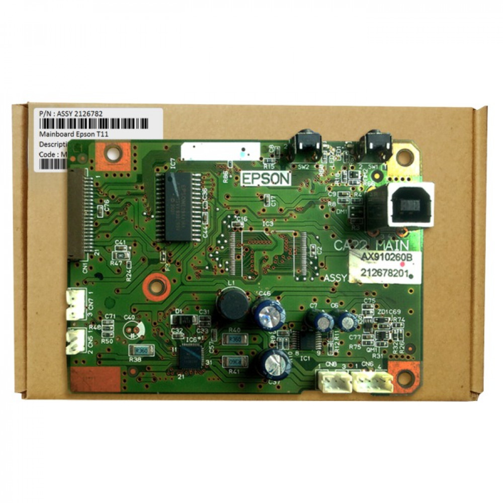 Board Printer Epson T11 Used, Mainboard Epson T11 Used, Motherboard T11 Part Number Assy 2126782